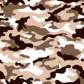 Vector camouflage pattern for clothing design. Trendy camouflage military pattern Royalty Free Stock Photo