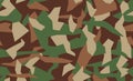 Vector camouflage seamless pattern. Khaki design style for t-shirt. Military texture, camo clothing Royalty Free Stock Photo
