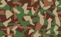 Vector camouflage seamless pattern. Khaki design style for t-shirt. Military texture, camo clothing