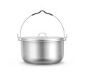 Vector Camping pot Royalty Free Stock Photo