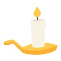 Vector candle isolated