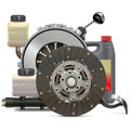 Vector Car Clutch System Parts