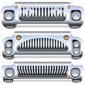 Vector Car Front End Royalty Free Stock Photo