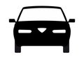 Vector car Icon on white background Royalty Free Stock Photo