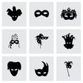 Vector carnival icons set