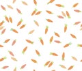 Vector carrots seamless pattern.