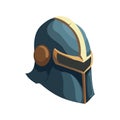 Vector of a cartoon army helmet, military history