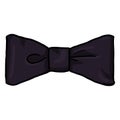 Vector Single Cartoon Bow Tie. Vintage Fashion Accessory Royalty Free Stock Photo