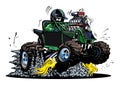 Vector Cartoon Buggy Royalty Free Stock Photo