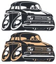 Vector cartoon car Royalty Free Stock Photo