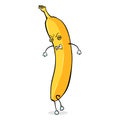 Vector Cartoon Character - Angry Banana