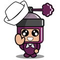 Sailor purple spray mascot costume