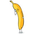 Vector Cartoon Character. Facepalm Banana.