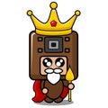 doodle speaker king mascot costume