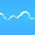 Vector Cartoon Cloudspace Illustration Royalty Free Stock Photo