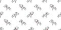 Vector cartoon dalmatian dog seamless pattern background