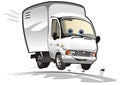 Vector cartoon delivery / cargo truck