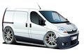 Vector cartoon delivery / cargo van