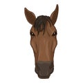 Vector Cartoon Horse Head