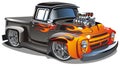 Vector cartoon hot-rod