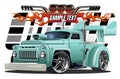 Cartoon hotrod Royalty Free Stock Photo