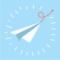 Paper plane send icon