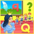 Alphabets learning for preschool kids Royalty Free Stock Photo