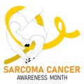 Sarcoma Cancer Awareness Month poster