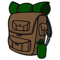 Hiking Backpack Royalty Free Stock Photo