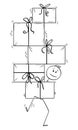 Vector Cartoon Illustration of Man Carrying or Balancing Big Pile of Christmas or Birthday Gifts