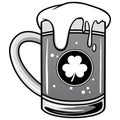 Irish Beer Illustration