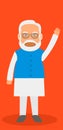 Vector Caricature, Illustration of Narendra Modi, Indian Prime Minister