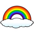 Rainbow with Cloud