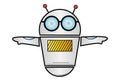 Vector Cartoon Illustration Of Robot Royalty Free Stock Photo