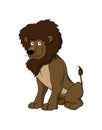 Vector cartoon - Lion character