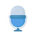 Vector cartoon microphone illustration icon design