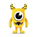 Cute monsters design mascot kawaii