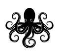 Vector cartoon octopus Royalty Free Stock Photo