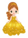 Vector Cartoon Sweet 16, Quinceanera Birthday Party Girl