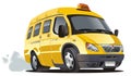 Vector cartoon taxi bus