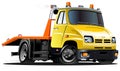 Vector cartoon tow truck Royalty Free Stock Photo