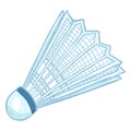 Vector Cartoon Shuttlecock Volant for Badminton Royalty Free Stock Photo