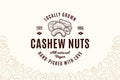 Vector cashew logo