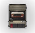 Vector cassette recorder XXL icon Royalty Free Stock Photo