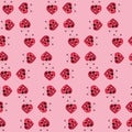 Vector celebratory love pattern Royalty Free Stock Photo