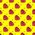Vector celebratory love pattern Royalty Free Stock Photo