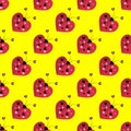 Vector celebratory love pattern