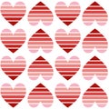 Vector celebratory love pattern Royalty Free Stock Photo