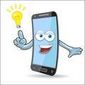 Vector Cell Mobile Mascot