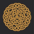 Vector celtic circle cross